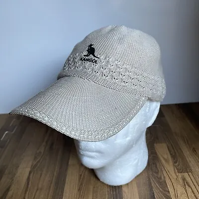 Kangol Tropic Ventair Cream Ivory Space Cap 7100 EUC Woven Ball Cap • $20.49