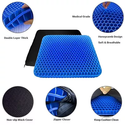 Pressure Cushion Memory Foam Seat Gel Orthopedic Pain Relief Seat Chair Comfort • $24.50