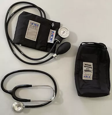 MDT MDF808M11 Calibra Aneroid Premium Sphygmomanometer & MDT 747XT Stethoscope • $36.99