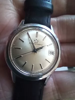 £325 • Buy Vintage Eterna-Matic  Automatic Watch. Stainless Steel. 35mm. Working.