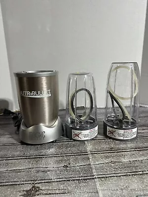 NutriBullet Pro 900 Series Magic Bullet Blender Champagne Tested Working • $39.95