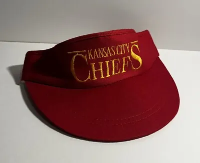 Vintage Kansas City Chiefs Annco Sun Golf Visor Adjustable Hat Cap Men Women NFL • $19.99