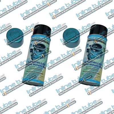 69-70-72  442 W-30 455 Factory Correct Olds Blue High Heat Engine Paint 2 Cans • $38.50