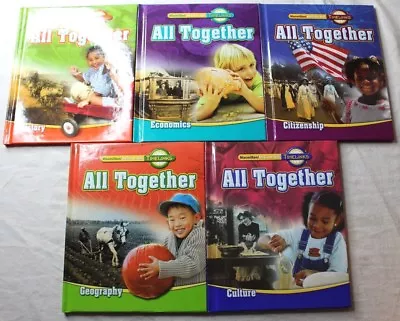 Macmillan McGraw Hill Social Studies Student 5 Textbook Set Grade 1 Timelinks • $12.55