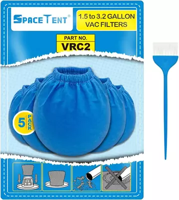 5 Pack VRC2 Vacuum Filter For Armor All 2.5 Gallon And Vacmaster 1.5 • $22.49