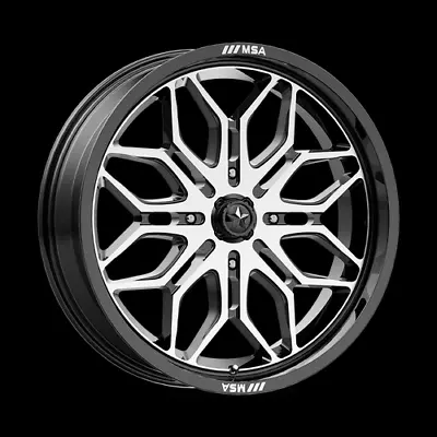 Set Of (4) MSA MotoSport Alloys 20 Inch Aluminum Sniper M47 Rim Wheel ATV UTV • $1256