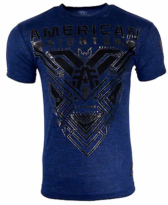 AMERICAN FIGHTER Men's T-Shirt DURHAM TEE Athletic Biker XS-4XL $40 • $26.99
