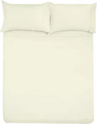 Microfiber RV Sheet Sets 48X75 3/4 Full Bunk Ivory Solid RV Bed Sheets For Ca • $55.30