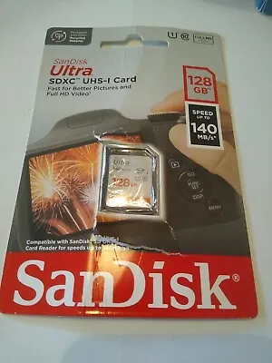 SanDisk 128GB SDXC Memory Card For Camera Speed Up To 100MB/140MB/180MB/200MB • $12.99