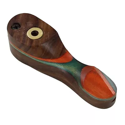 Hand Carved Wooden Tobacco Smoking Pipe - Travel Size House Party Pocket Pipe • $11.99