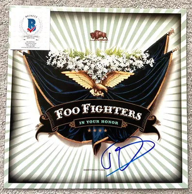 Dave Grohl Signed In Your Honor Vinyl Foo Fighters Band Nirvana Nevermind Bas • $1027.70