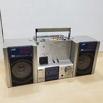 JVC PC-RM100JW  Vintage Detachable Cassette Boombox  Tested • $99.95