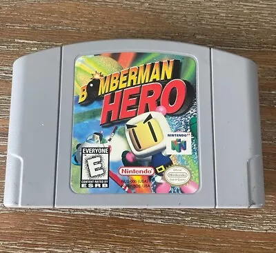 Bomberman Hero N64 (Nintendo 64 N64) Authentic *Tested & Working* • $19.99