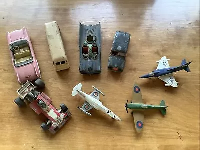 Collection Of Vintage Die Cast Toys Inc Dinky Whizzwheels Matchbox Corgi • £10