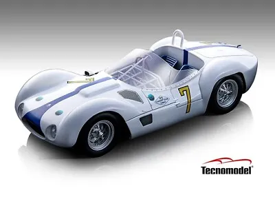 1:18 Tecnomodel 1960 Maserati Birdcage Tipo 61 Cuba Havana GP Winner #7 Moss • $139.99