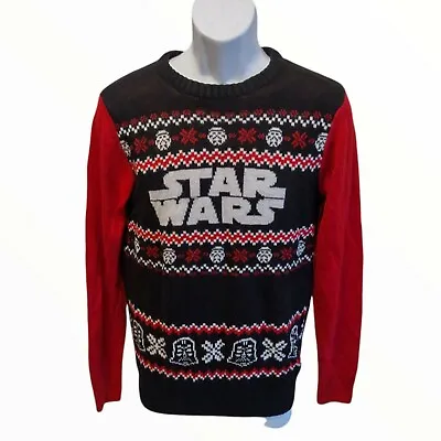 $19.99 • Buy Star Wars Ugly Christmas Sweater Darth Vader Star Troopers Size S