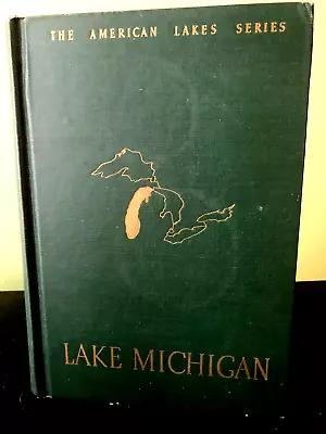 Vintage 1944 LAKE MICHGAN  By Milo Quaife  AMERICAN LAKE SERIES 1st Ed. • $7.99