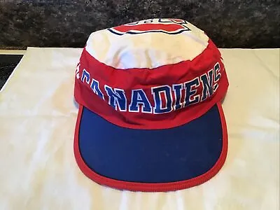 Vintage Montreal Canadiens Painter Style Hat Hockey Red White Blue One Size M • $25