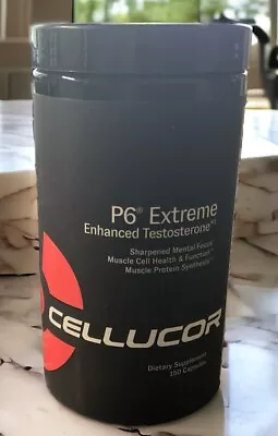 Cellucor P6 Extreme Enhanced Test Booster - 150 Capsules Exp 08/2024 NEW SEALED • $44.99