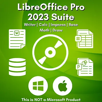 Libre Office Home And Student 2023 - PRO Office Software Suite On DVD • $18.97