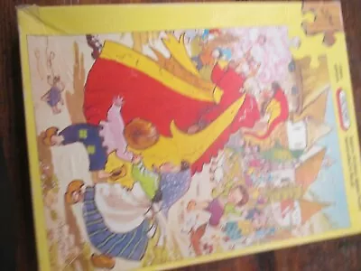 Victory Jig Saw Puzzle Ages 4 Up- 50 Pieces Wooden - Original Box Pied Piper • $20