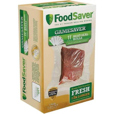 $43 • Buy FoodSaver Game Saver Large Vacuum Sealer Rolls, 6 Pack, Easy Freeze Hunting Esse