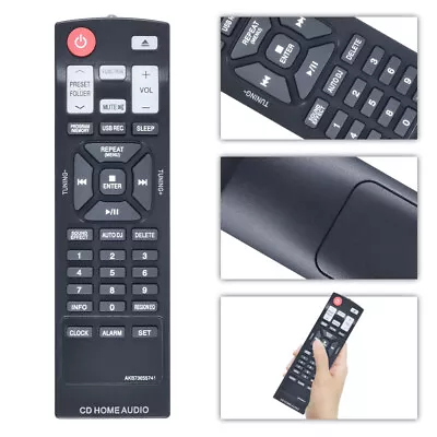 AKB73655741 Remote Control For LG Mini Hi-Fi System CM4550 CMS4350F • £8.79