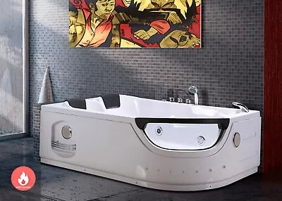 Whirlpool Massage Hydrotherapy Bathtub Hottub Double Pump + Heater LUNA 2 Person • $3299