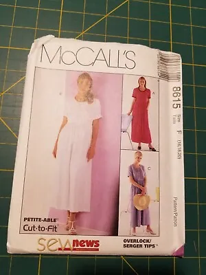 McCall's Sewnews Overlock/Serger Tips 8615 Dress • $18.88