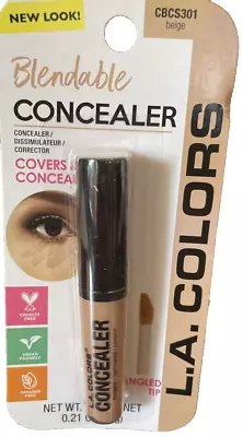 L.A. Colors:Concealer Buildable Coverage Beige #CBCS301/0.21oz Brand New-SHIP24H • $9.88