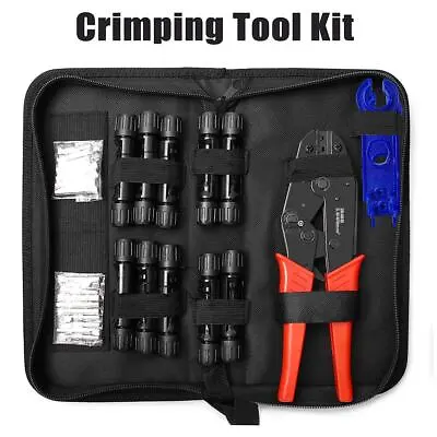 Solar Crimper MC4 PV Crimping Pliers Cable Terminals Tool Panel Cable Connector • £20