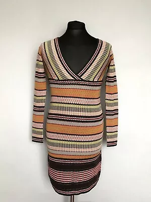 M Missioni Knit Multi Colored Merino Wool Dress  Size Us 2 / It 38 ~ Xs/s – Euc • $79.99