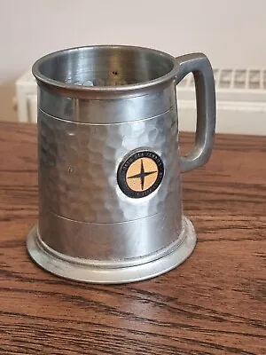 North Sea Ferries Souvenir Fine English Pewter Tankard - Circa 1970 • £14.75