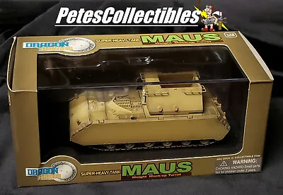 Dragon Armor 60156 German Super Heavy Tank M.U.T. Maus Boblingen 1944 1:72 NEW • $12.64