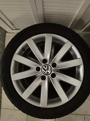 $275 • Buy 2010-2016 VW Jetta Golf Wheels OEM RIM 10 Spoke 17  Inch 7Jx17 Silver (4)