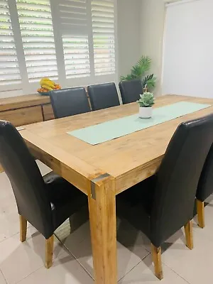 $650 • Buy Dining Table With Chairs And Buffet