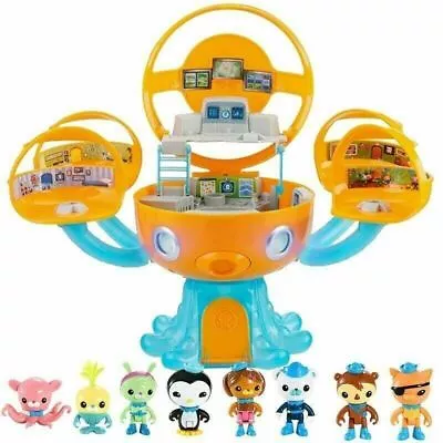 Octonauts Octopod Castle Playset Barnacles Peso Kwazii Action Figure Kids Toys • £45.59