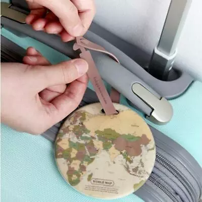 $3.33 • Buy Cute Boarding Pass Travel Accessories Fashion 1Pc Name Pvc Women Round Id Bag JH