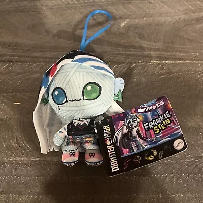 Mattel 2022 Monster High FRANKIE STEIN Mini Plush Doll G3 NWT • $10.99