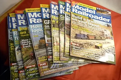 11 Model Railroader Magazines 2013  Trains Locomotives • $9.99