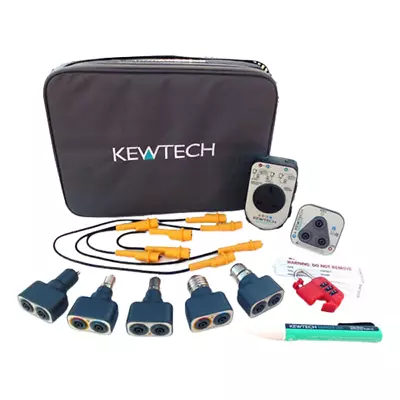 Kewtech KEWTK1 Electrical Testing Kit Jump Leads/Volt Stick/Lightmate/R2 Tester • £159.95