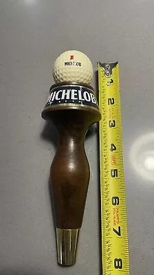 Vintage Michelob Wooden Handle Beer Tap With Golf Ball Topper • $8.99