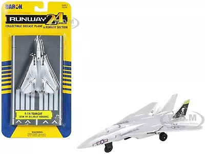 Grumman F-14 Tomcat Aircraft  Us Navy Jolly Rogers  Diecast By Runway24 Rw115 • $7.99