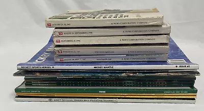 Sport Magazines Assorted Lot Of 15 SI TV Guide Beckett MMI P Morris Yrbook • $9.99