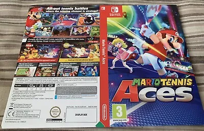 43x Official Nintendo Switch Cases/ Mario Tennis Aces Display Inserts Bulk Lot • £60