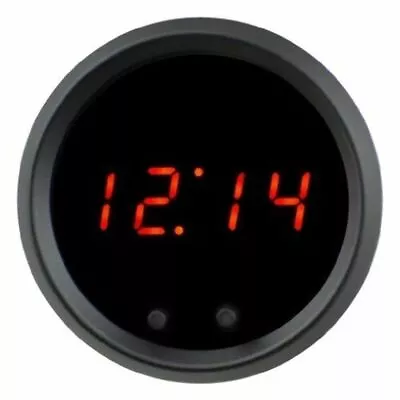 Intellitronix M8009R LED Digital Clock 2 1/16  W/ 2 Push Buttons Black Red • $64.84