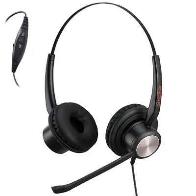 £9.99 • Buy Office Call Center 3.5mm Wired Headset Headphone With Microphone Mic PC Laptop