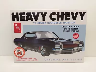 AMT Heavy Chevy '70 Impala Custom SS Hardtop 1:25 Kit AMT895/12 (no Art Print) • $43.90