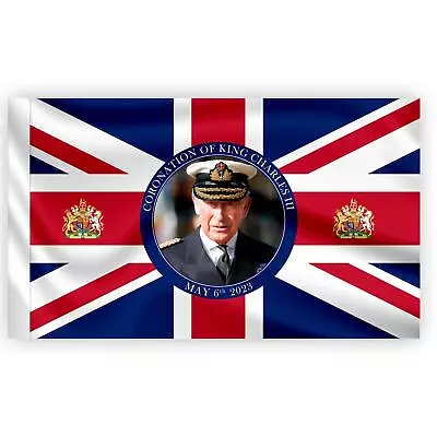 Union Jack Flag King Charles Coronation Decorations Outdoor Celebration 3x2FT • £3.27