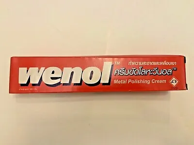 RED WENOL METAL POLISH CLEANER ALL FOR BRASS COPPER STAINLESS STEEL1 Tube X 100G • $13.90